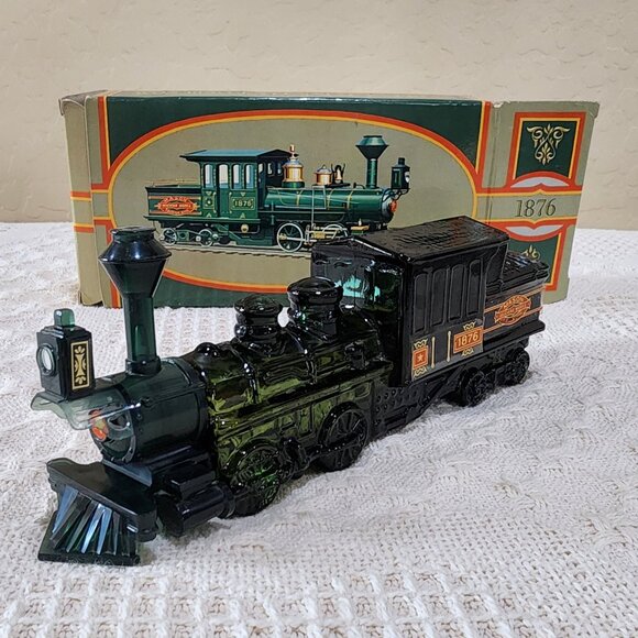 Vintage Avon 1876 CENTENNIAL EXPRESS Glass TRAIN Wild Country Original Box - Picture 3 of 14